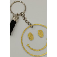 Smiley face keychain