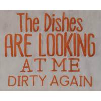 Dishes are looking at me dirty